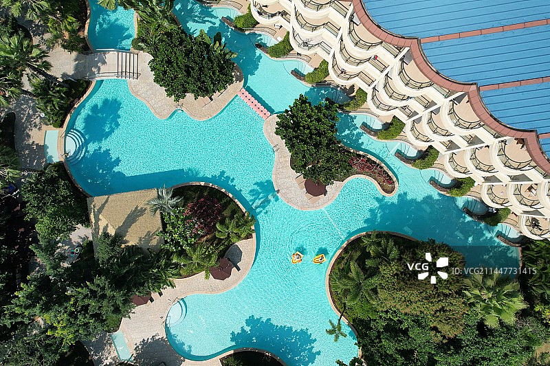 酒店泳池图片素材