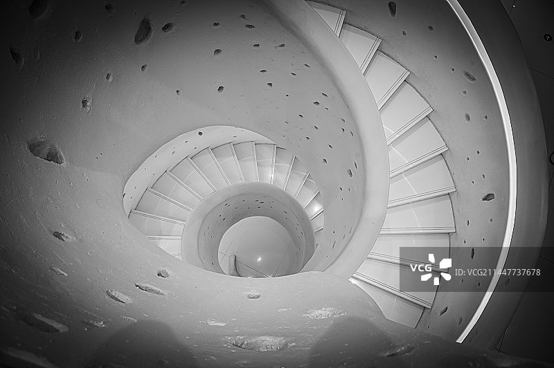 北京美客洞学馆拍摄圆形旋转楼梯图片素材