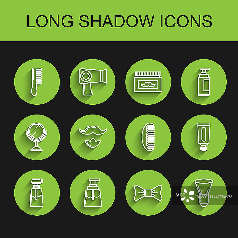 面霜润肤露化妆品软管和须后水图标图片素材