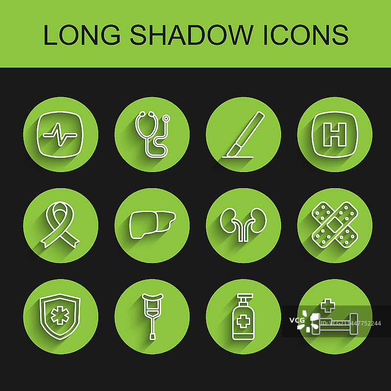 人寿保险拐杖和爱心图片素材