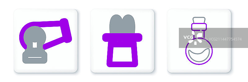 魔法药水瓶与加农炮系列图片素材