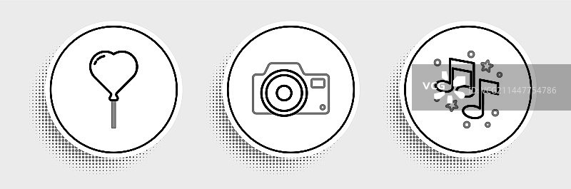 音乐符号音调气球图标图片素材