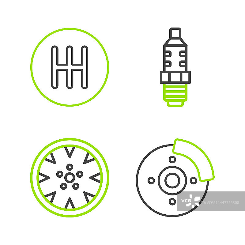 汽车刹车盘卡钳合金轮毂图片素材