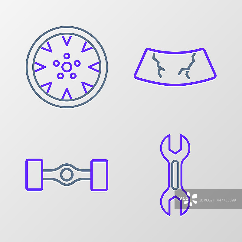 扳手底盘汽车故障图片素材