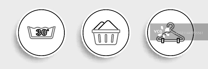 衣柜温度洗涤设置图片素材