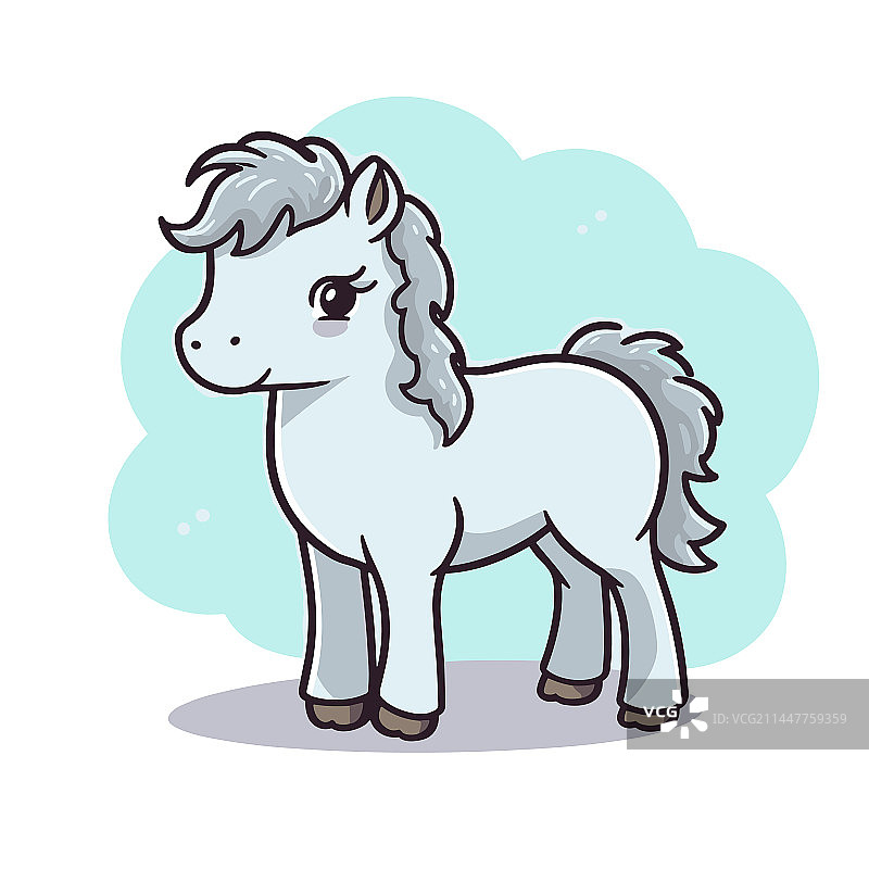 手绘涂鸦风格的马卡通图片素材