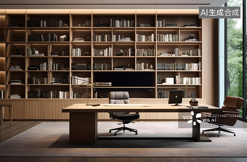 【AI数字艺术】图书馆知识学习地图片素材