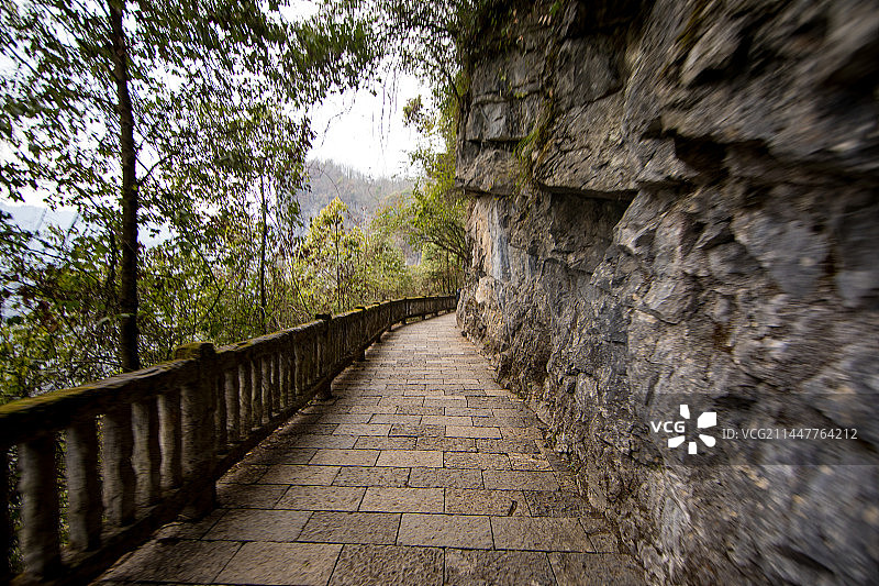 中国重庆武隆天生三桥的风光图片素材