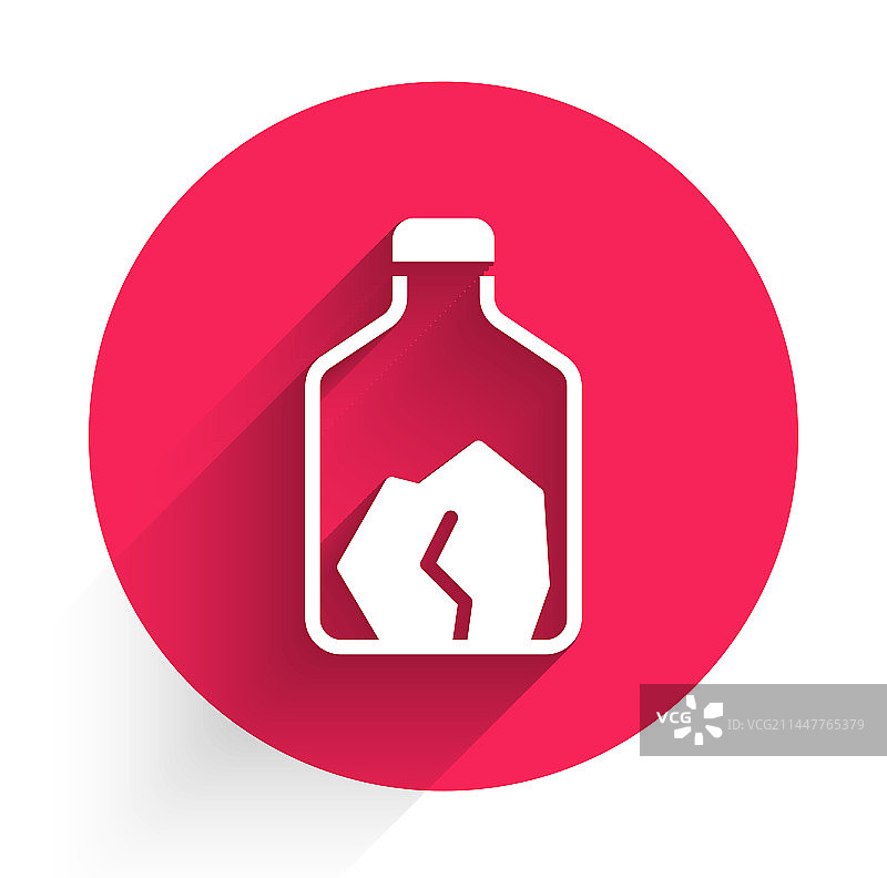 带长阴影的白色矿石开采图标图片素材