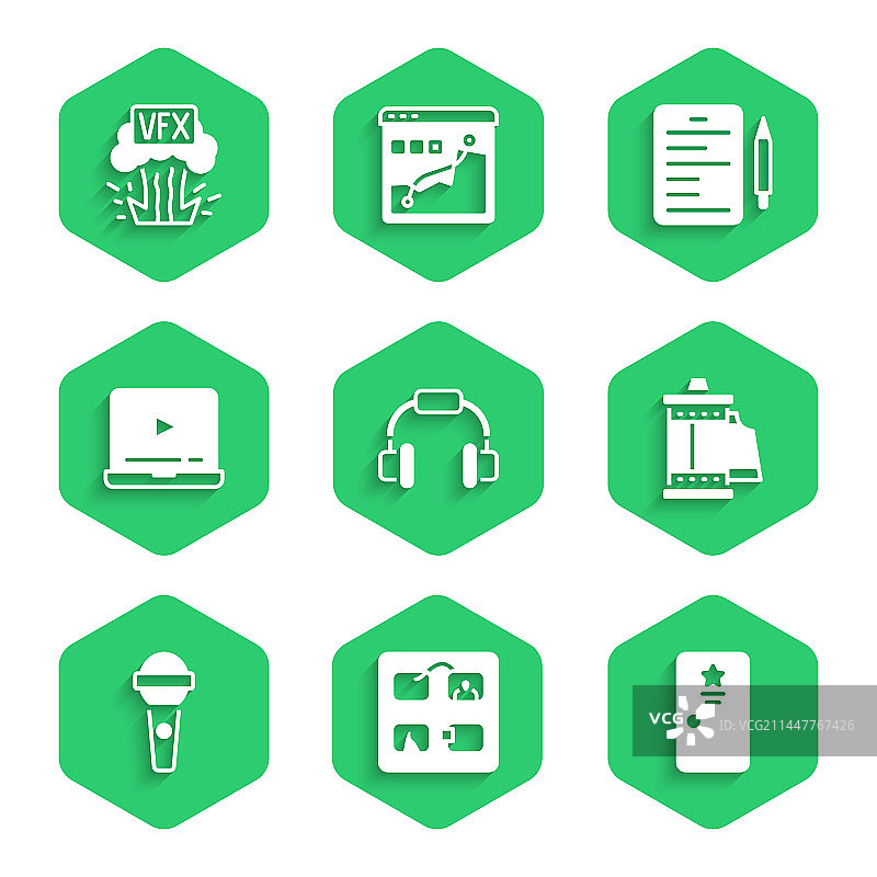 耳机、故事板、后台花絮、相机胶卷图片素材