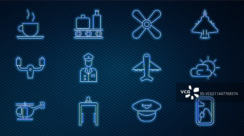 飞机舷窗、太阳和云天气组合图片素材