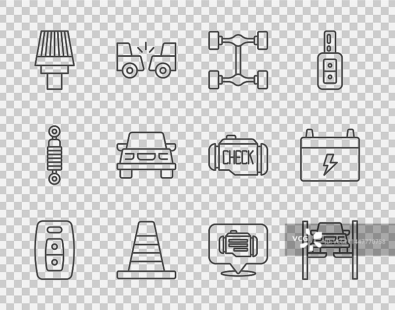 汽车维修遥控钥匙图片素材