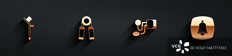 拐杖和运动扩张器血液图片素材