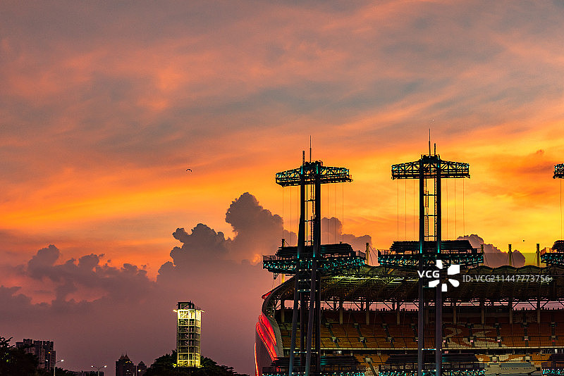 夕阳红图片素材