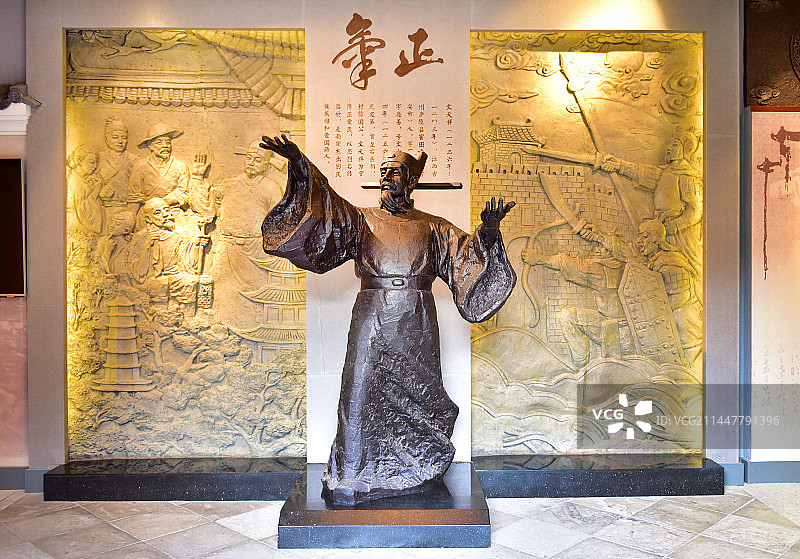 广东省深圳市宝安区凤凰古村文天祥纪念馆图片素材