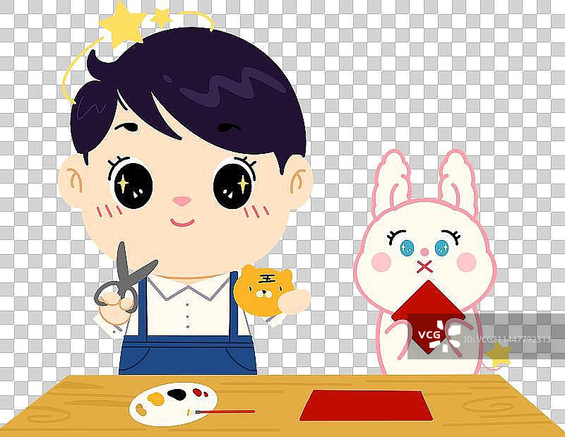 小王子做手工课堂美育素材图片素材