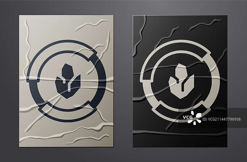 白色农业土壤检测结果图标图片素材