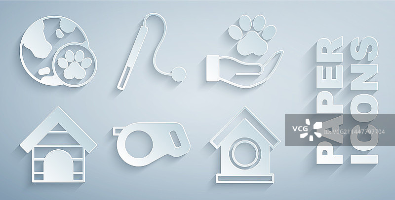 伸缩绳牵引绳和动物图片素材