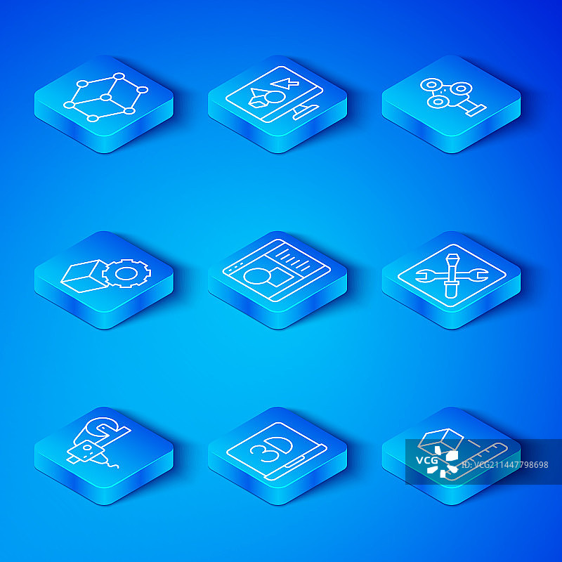 3D打印机软件设置扫描仪图片素材