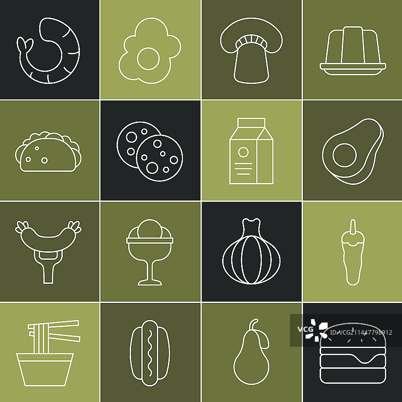 辣椒牛油果汉堡图片素材