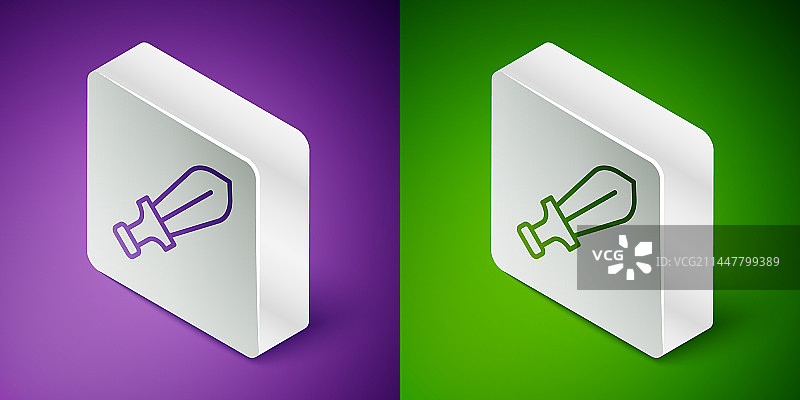 紫色背景上的2.5D线条玩具剑图标图片素材