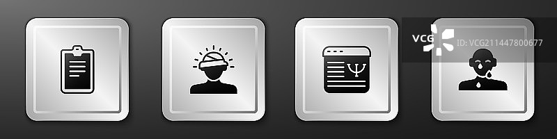 心理测试脑震荡头痛图片素材