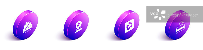 2.5D考古展览与矿物套装图片素材