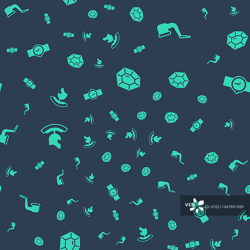 宝石烟斗罗马军头盔组合图片素材