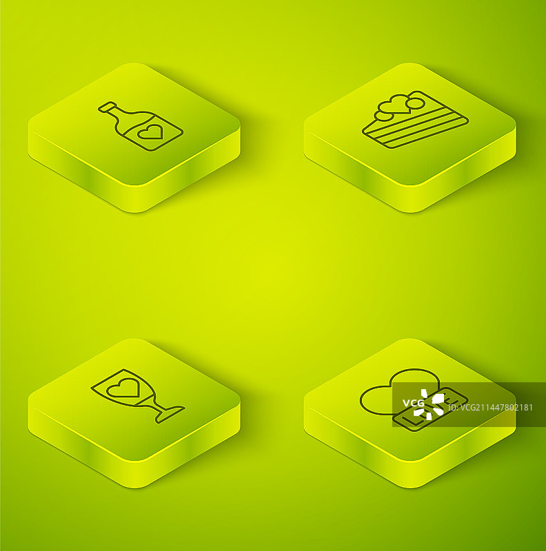 2.5D结婚蛋糕玻璃杯图片素材