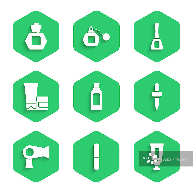 发胶喷雾罐指甲锉套装图片素材