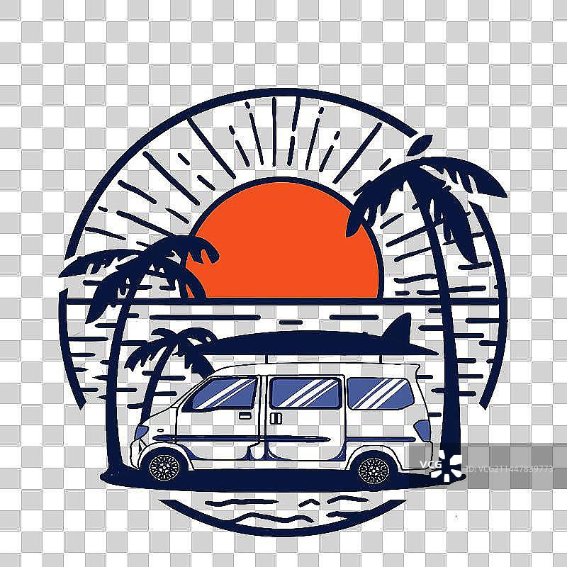 夏日海边图片素材