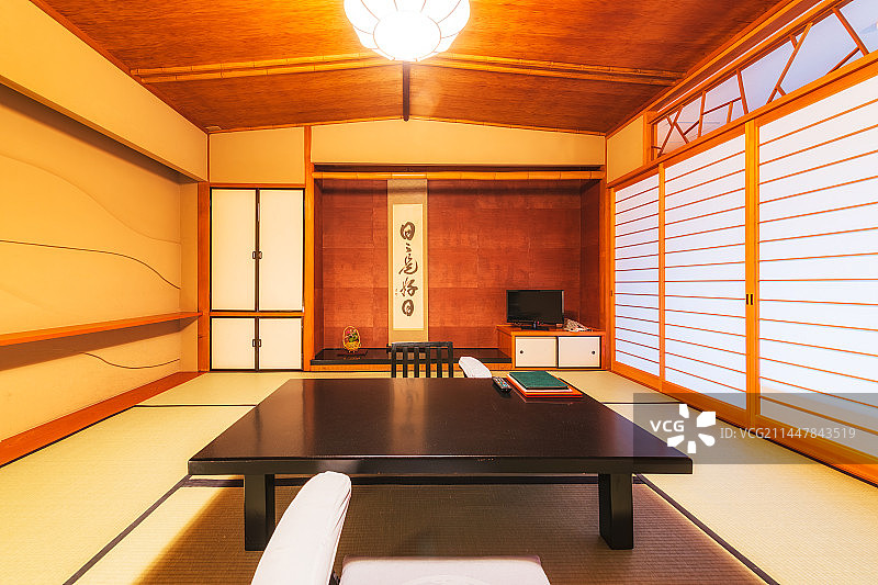 日本传统房屋（和室）室内场景图片素材