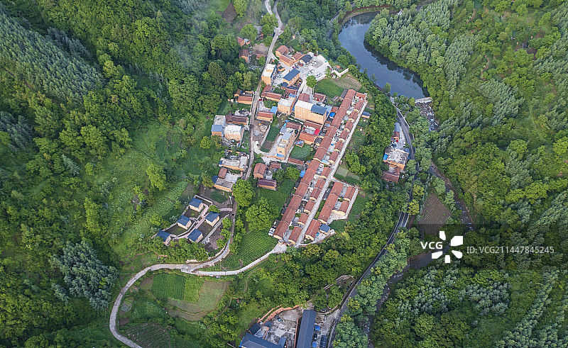 国家地质公园甘肃陇南官鹅官之地质特征图片素材