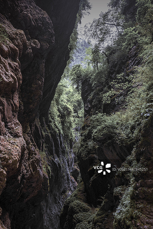 国家地质公园甘肃陇南官鹅官之地质特征图片素材