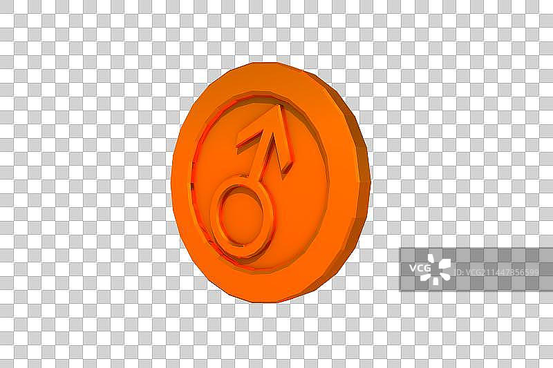 数字金币符号图片素材