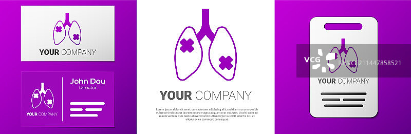 标志疾病肺部图标图片素材