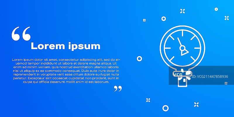 压力水表白色图标图片素材