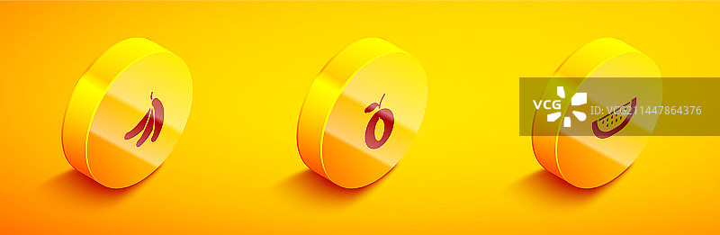 2.5D香蕉李子水果和西瓜套装图片素材