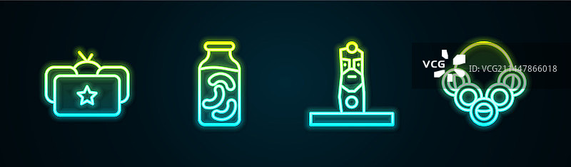 乌香卡帽与腌黄瓜罐头 Slavic风格图片素材