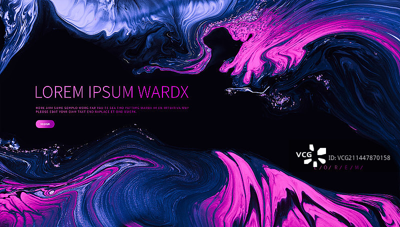 自然流体抽象艺术 装饰设计模板图片素材