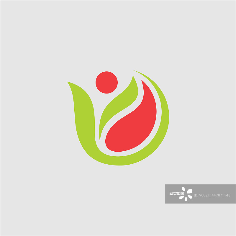 极简创意人物Logo图标设计图片素材