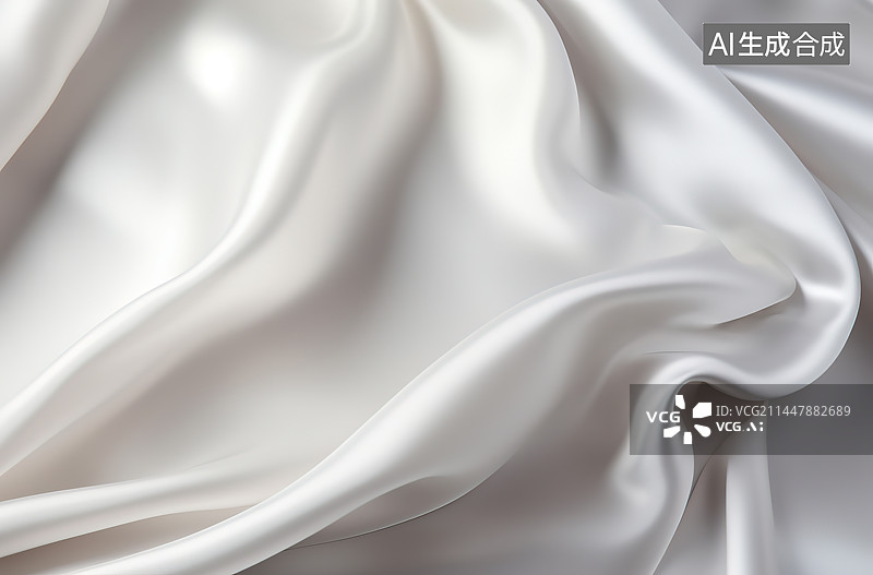 【AI数字艺术】白丝绸图片素材
