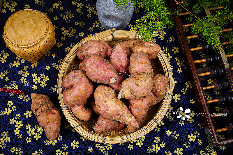 香甜可口的红薯图片素材