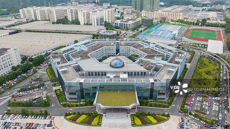 深圳比亚迪六角大楼 深圳比亚迪总部六角大楼图片素材