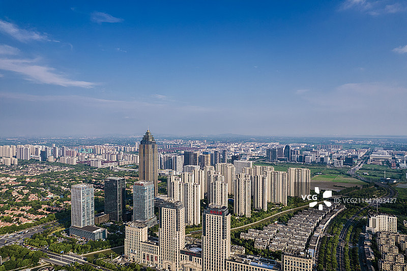 浙江海宁市城市风光图片素材