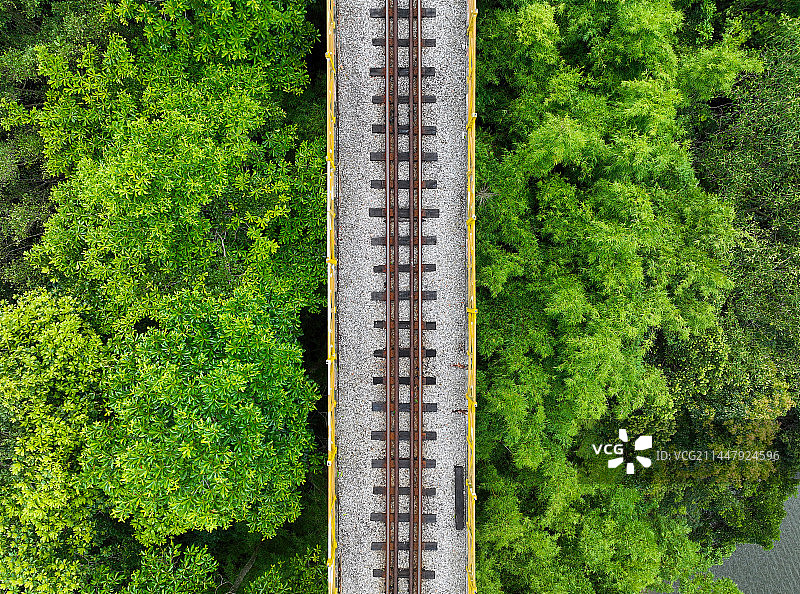广东省深圳市盐田区东部华侨城茶溪谷三洲田水库航拍图片素材