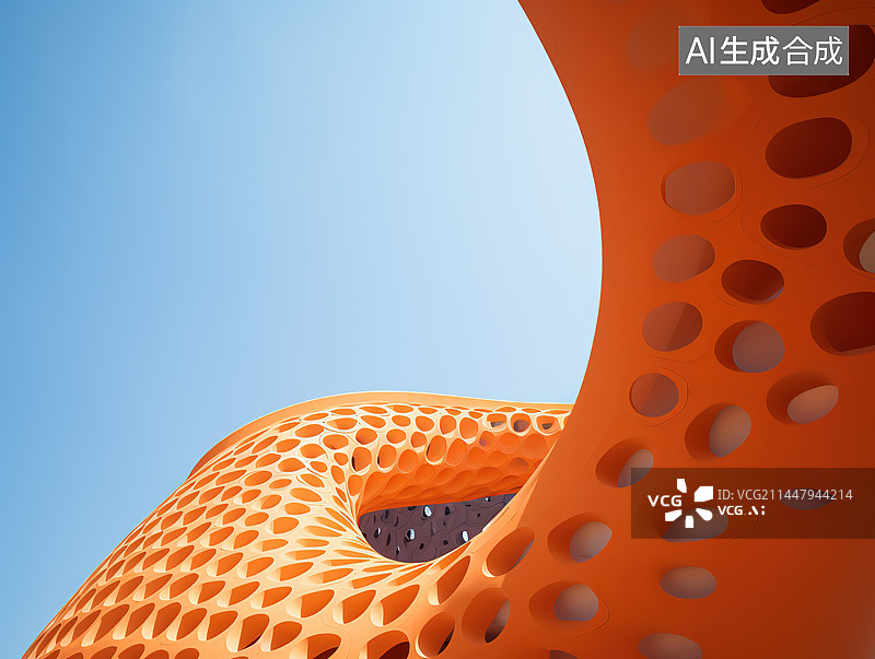 【AI数字艺术】现代建筑建筑结构图片素材