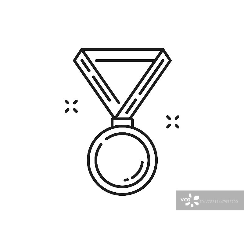 体育奖牌缎带图标冠军奖杯图片素材