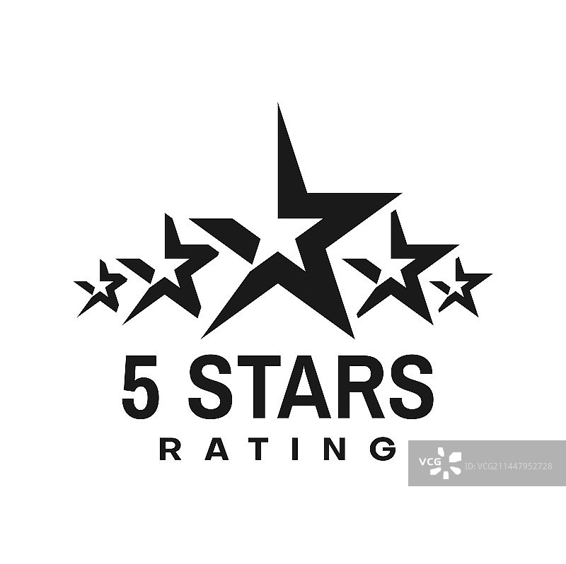 五星级最佳服务品质奖图标图片素材