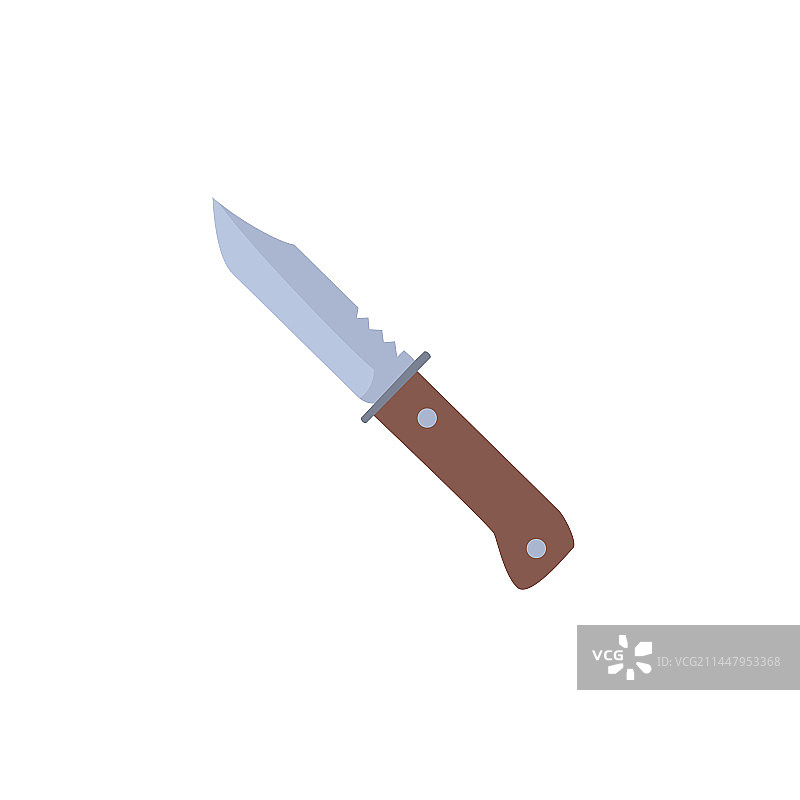 白色背景上的孤立刀具图片素材
